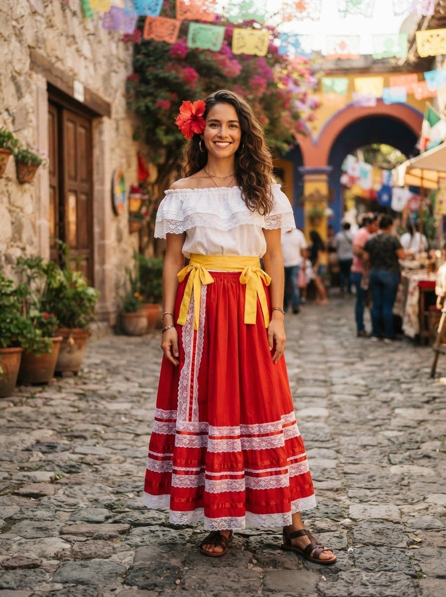 Maria Posada costume — example look