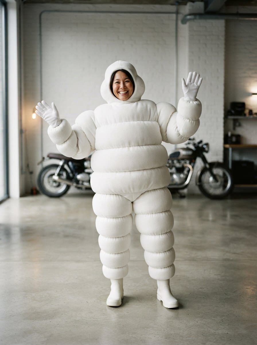 Michelin Man costume — example look