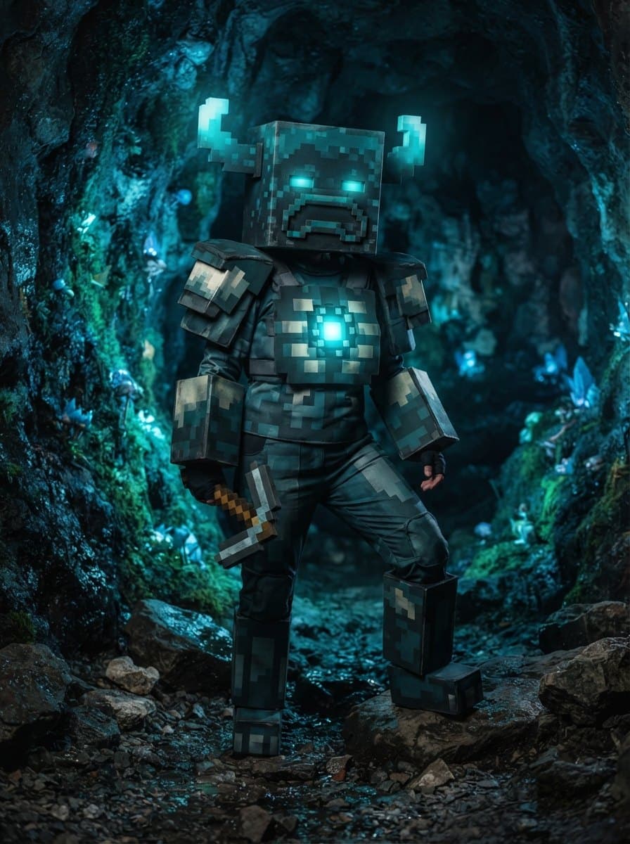 Minecraft Warden costume