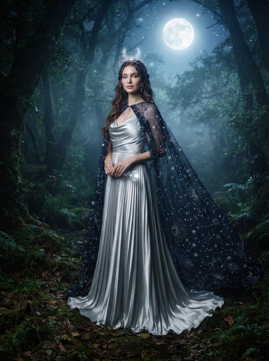 Moon Goddess costume — example look