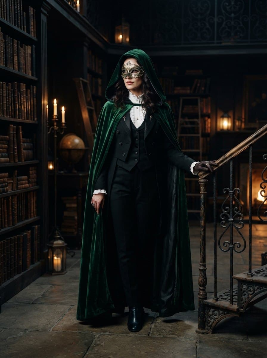 Mysterious costume — example look
