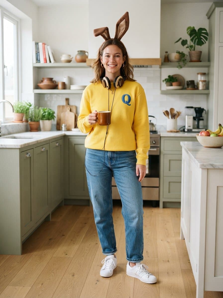 Nesquik Bunny costume — example look