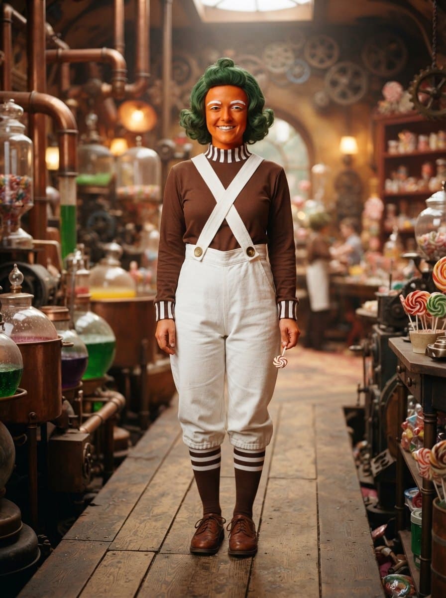 Oompa Loompa costume — example look