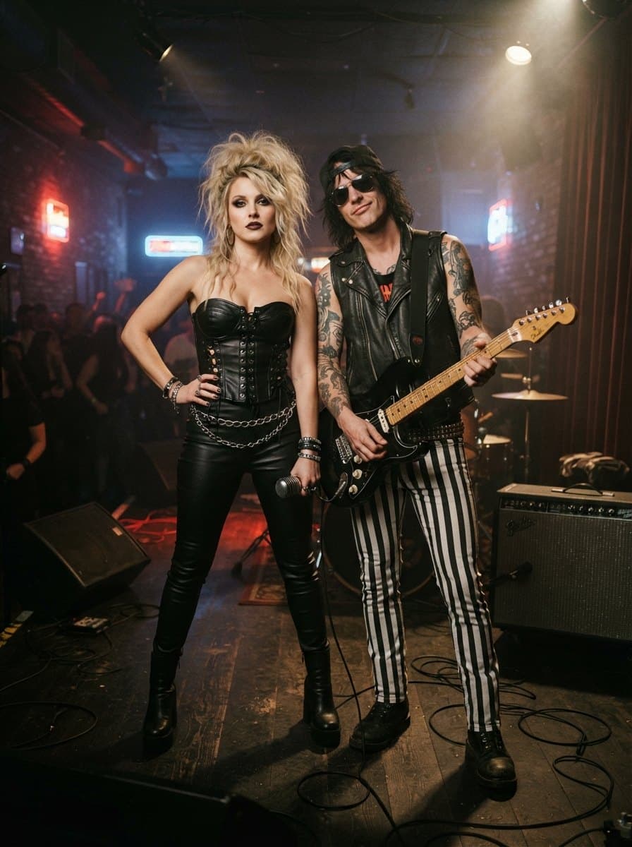 Pamela Anderson and Tommy Lee costume — example look