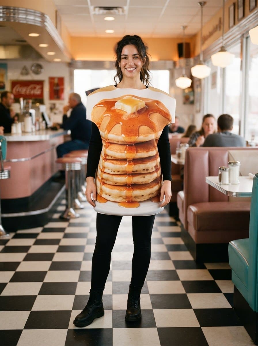 Pancake Stack costume — example look
