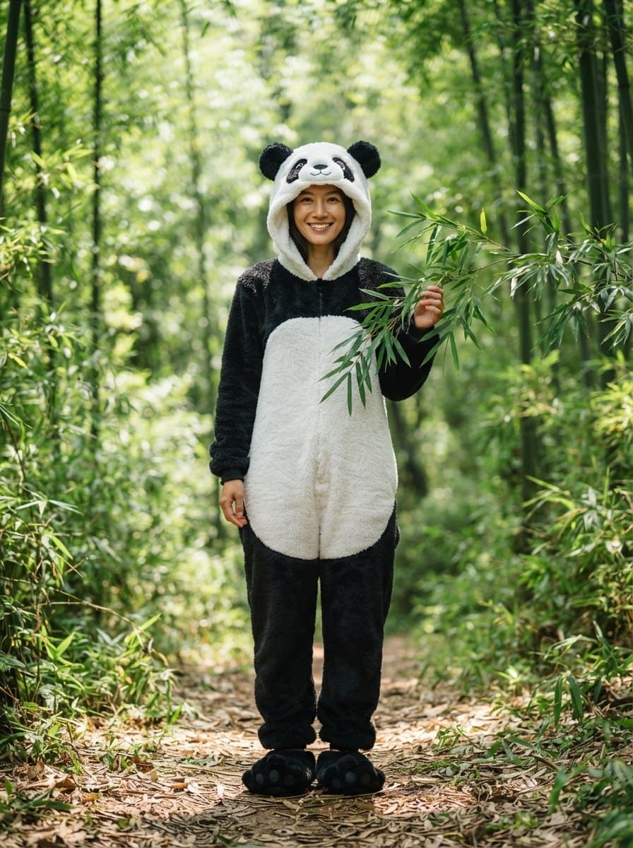 Panda costume — example look