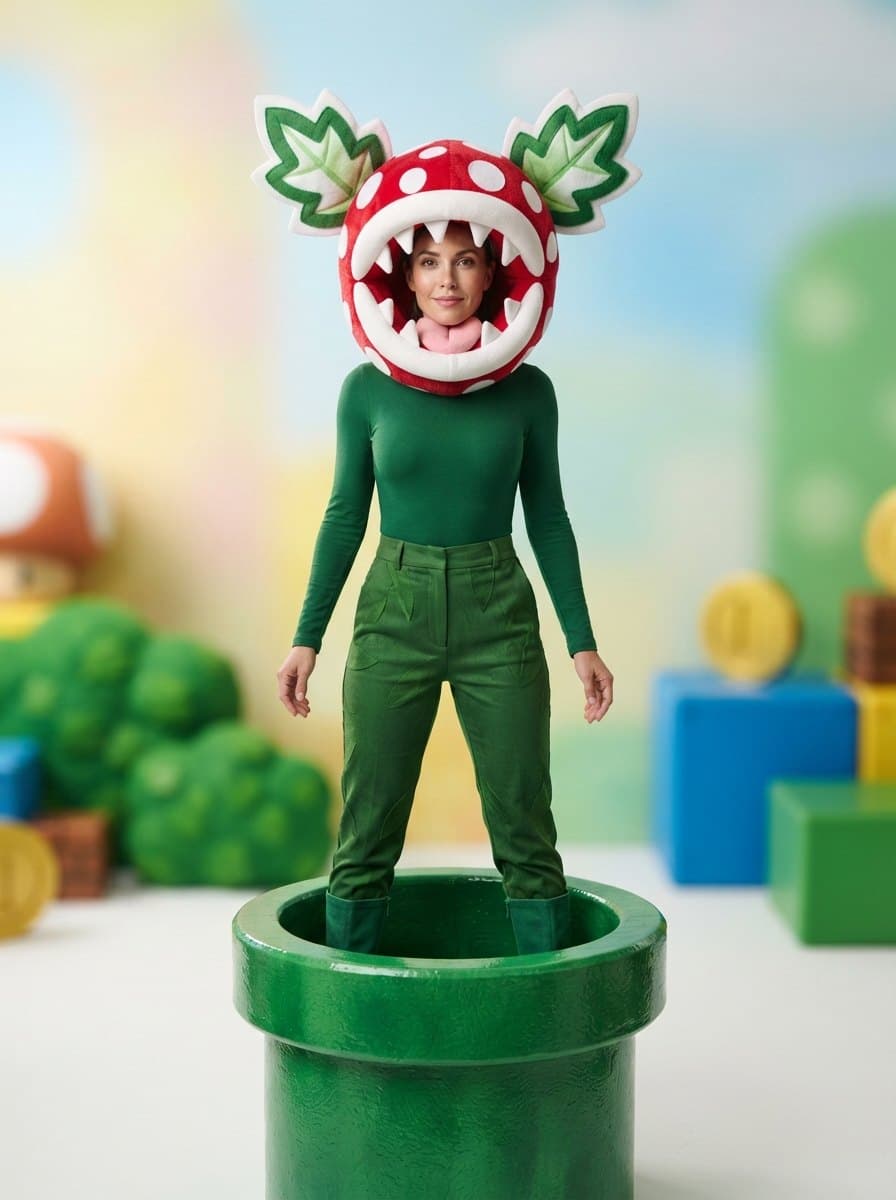 Piranha Plant costume — example look