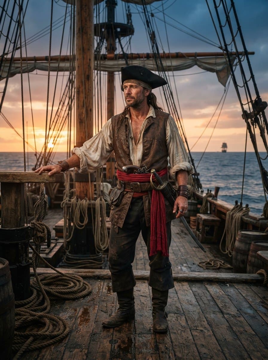 Pirate costume — example look