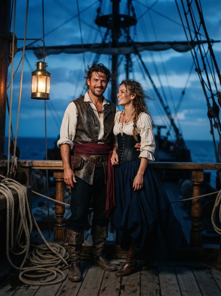 Pirate Couples Costumes costume — example look