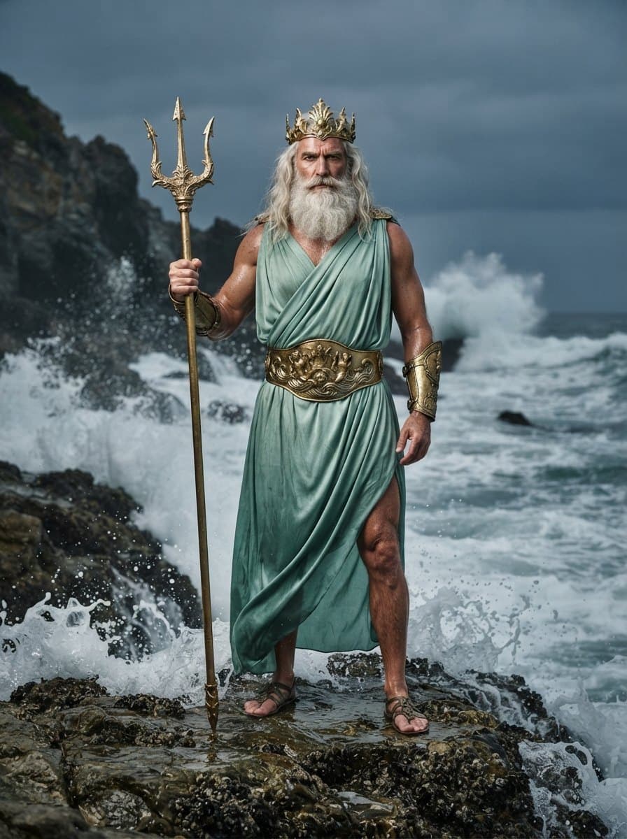 Poseidon costume