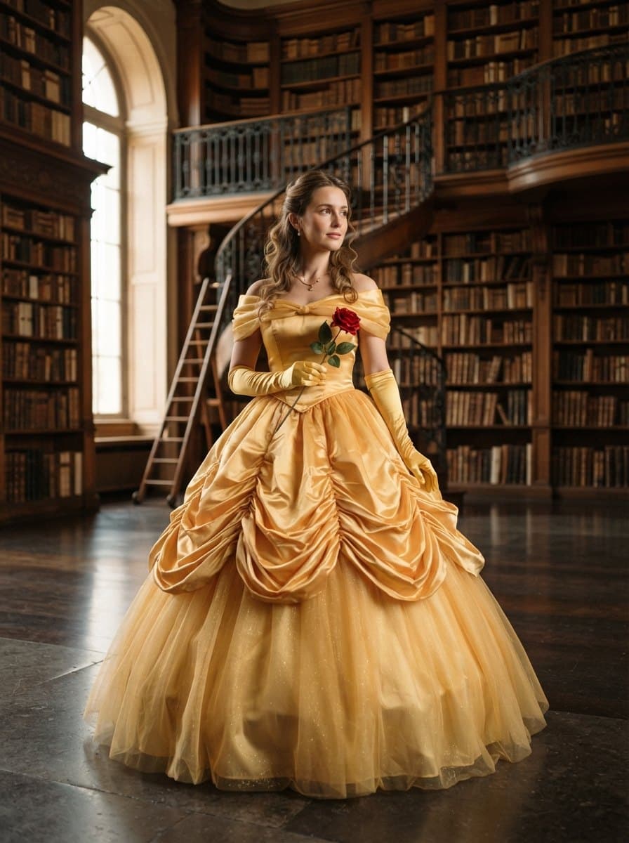 Princess Belle costume — example look