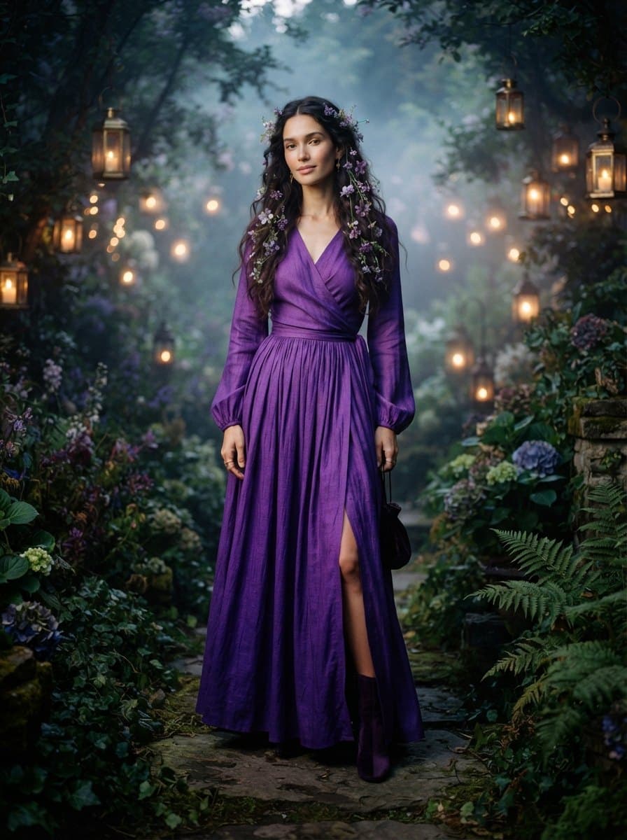 Purple Dress Costumes costume — example look