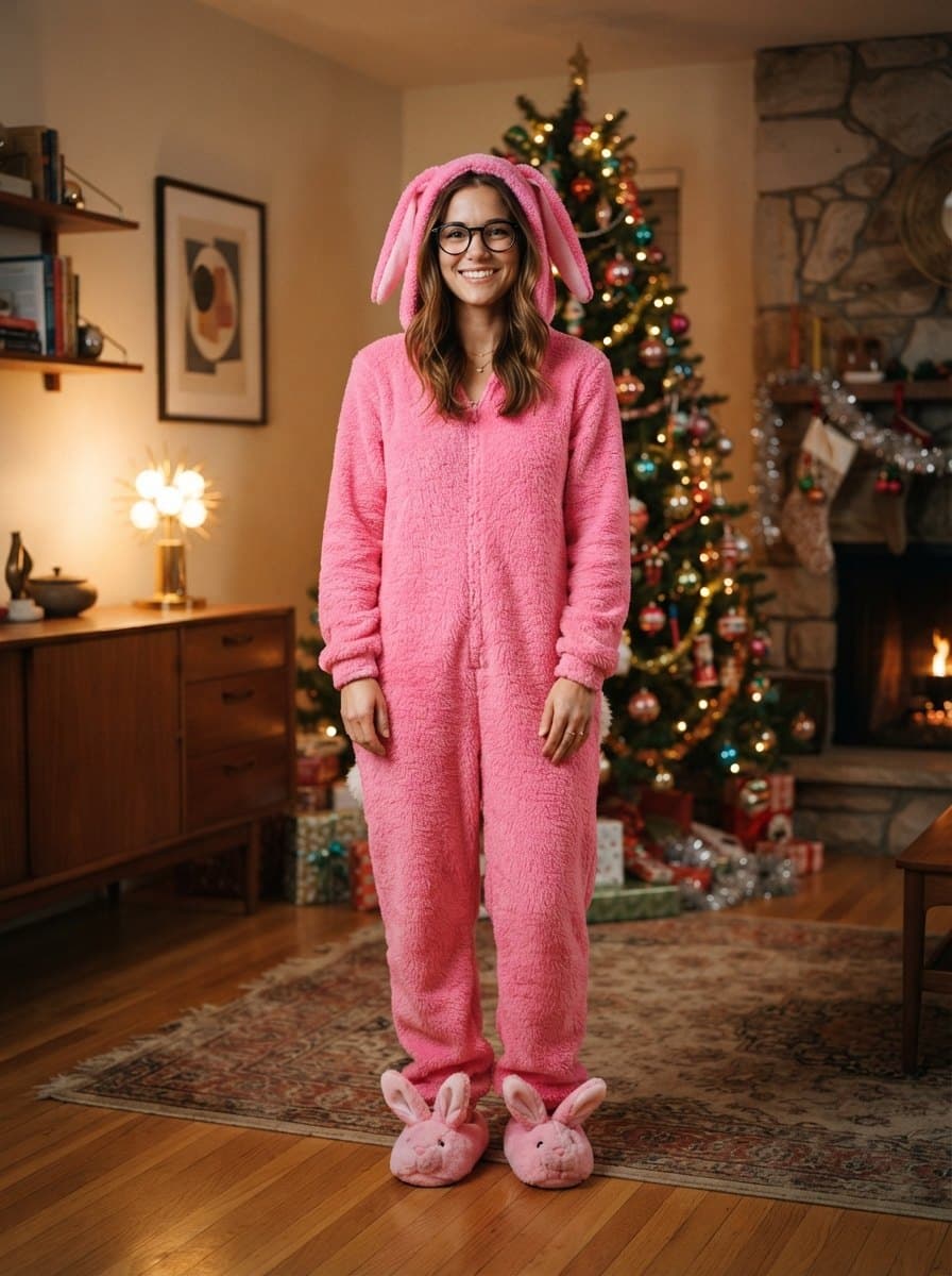 Ralphie Pink Bunny costume