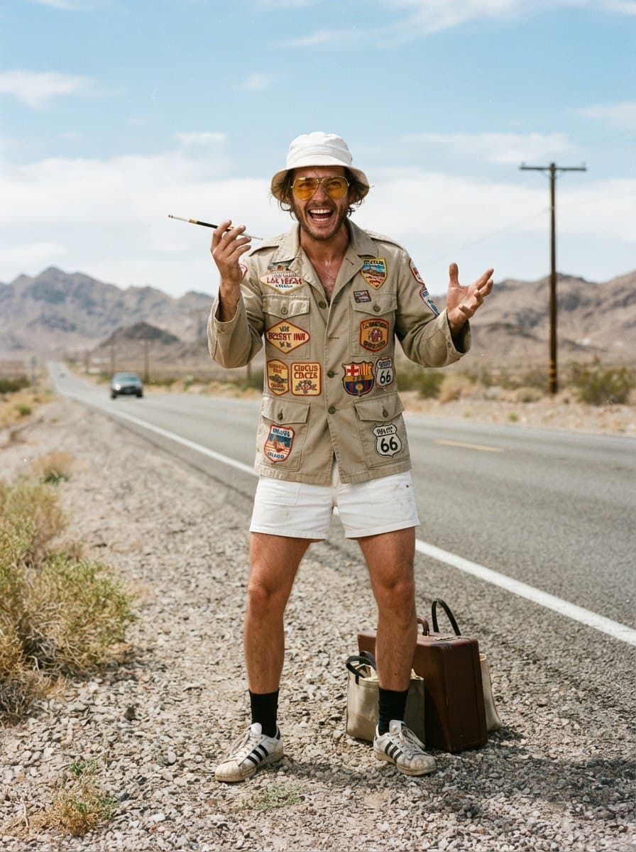 Raoul Duke costume — example look