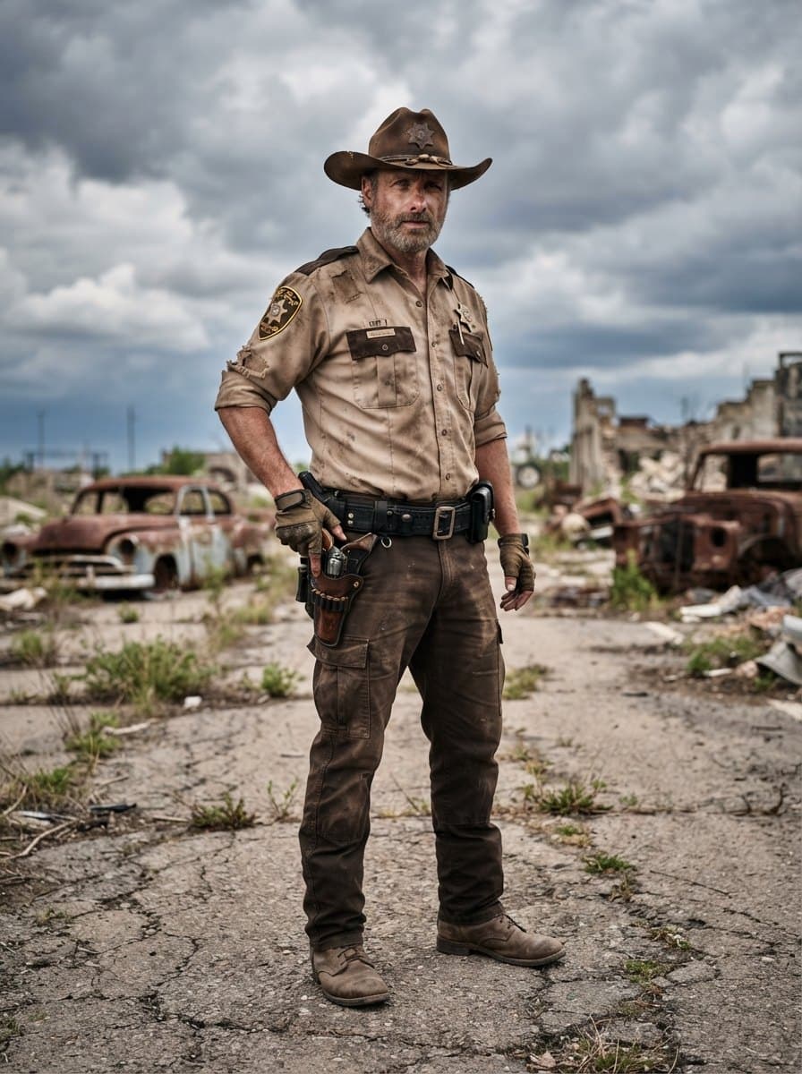 Rick Grimes costume — example look
