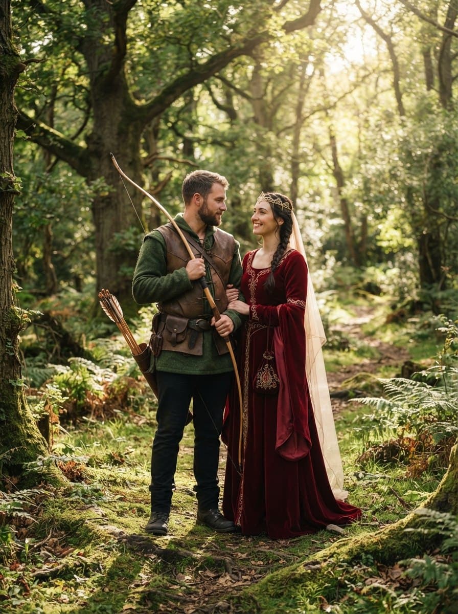 Robin Hood and Maid Marian costume