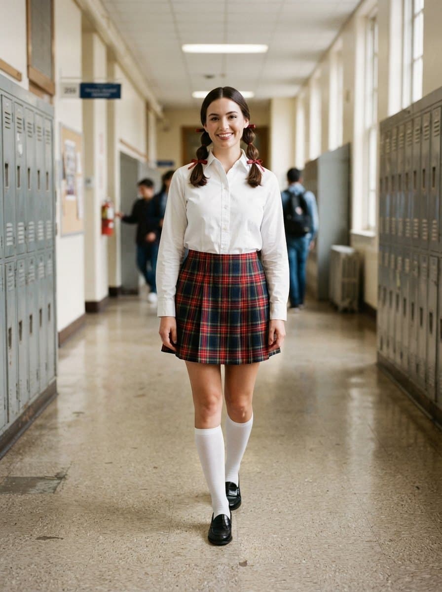 School Girl costume — example look