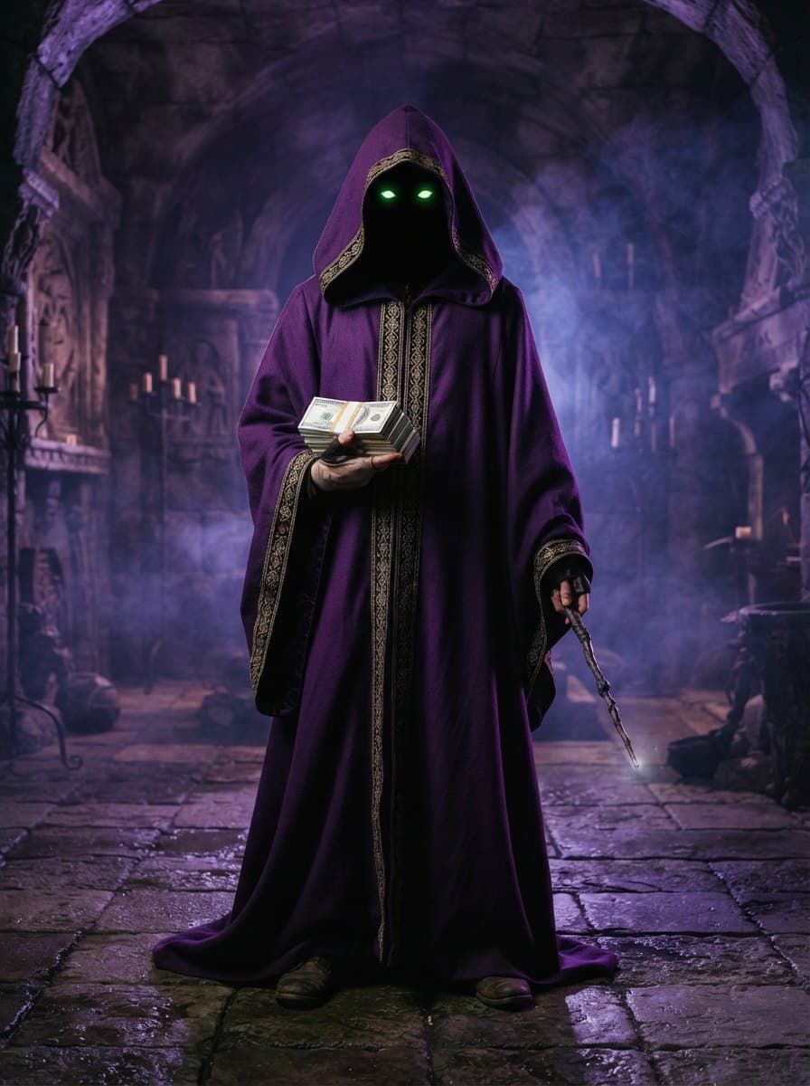 Shadow Wizard Money Gang costume — example look