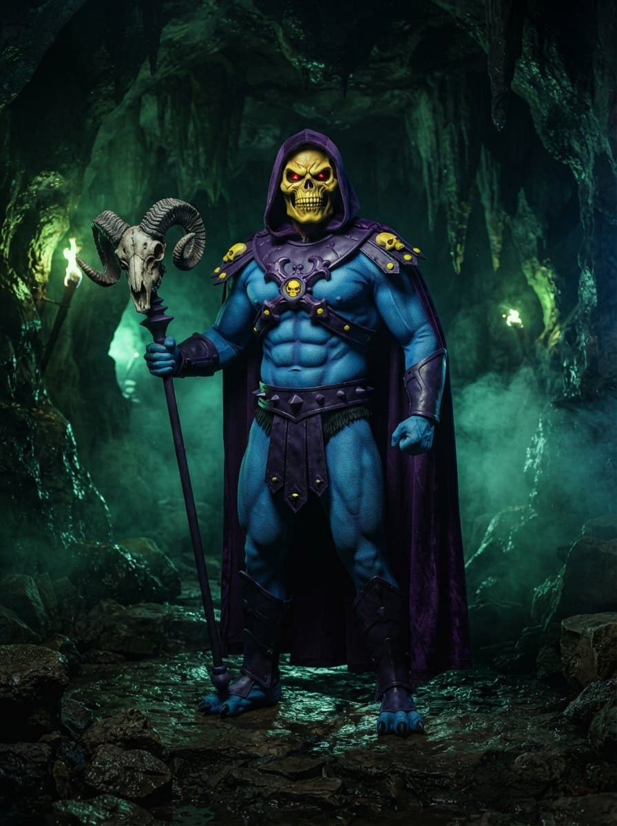 Skeletor costume — example look
