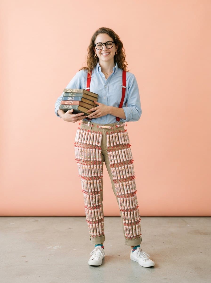 Smartie Pants costume