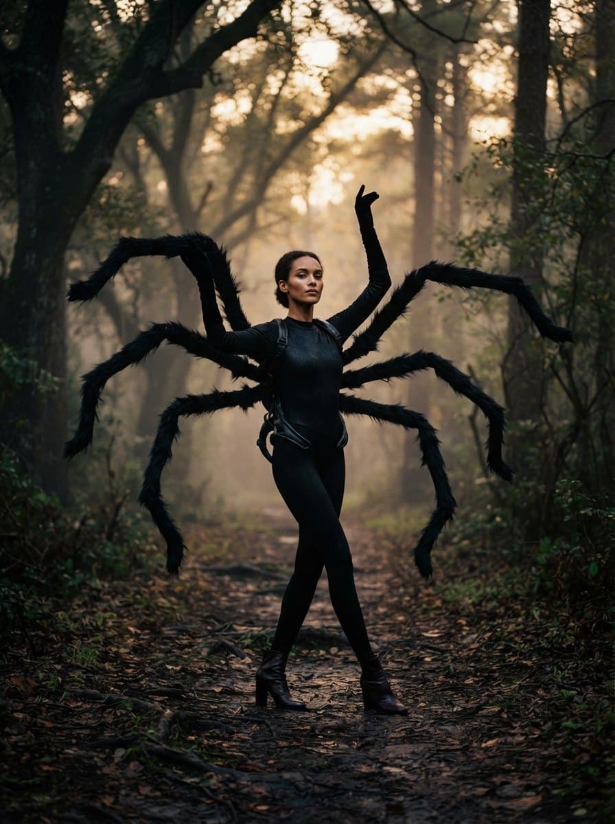 Spider costume — example look