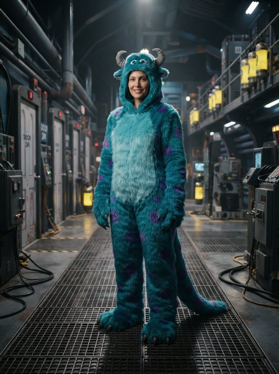 Sulley costume — example look