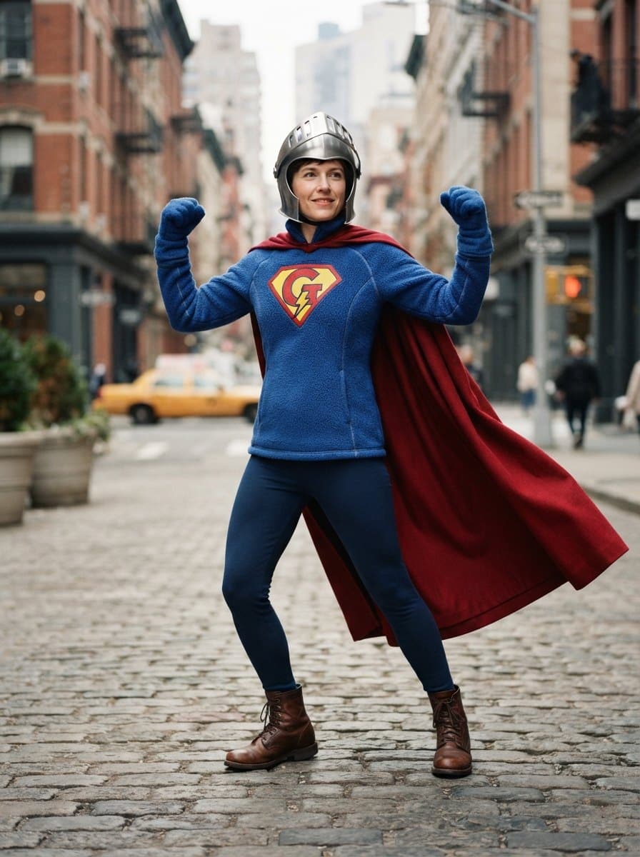 Super Grover costume — example look