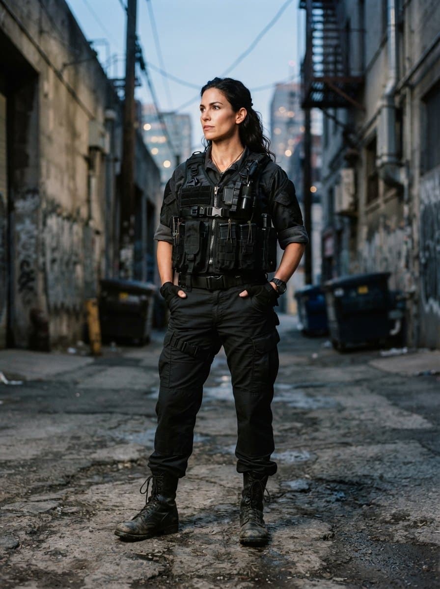 Tactical Vest costume — example look