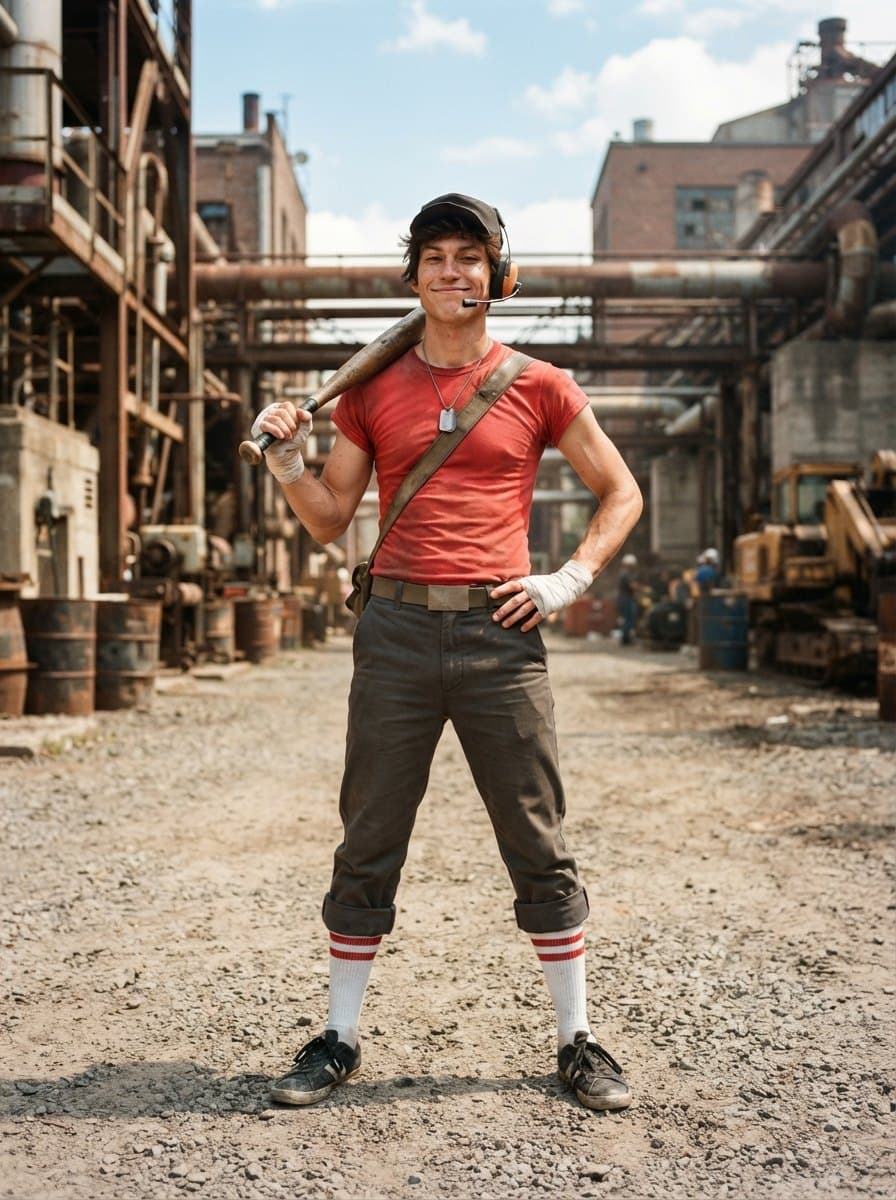 Scout (Team Fortress 2) costume — example look