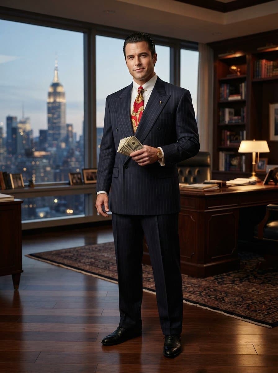 The Wolf of Wall Street costume