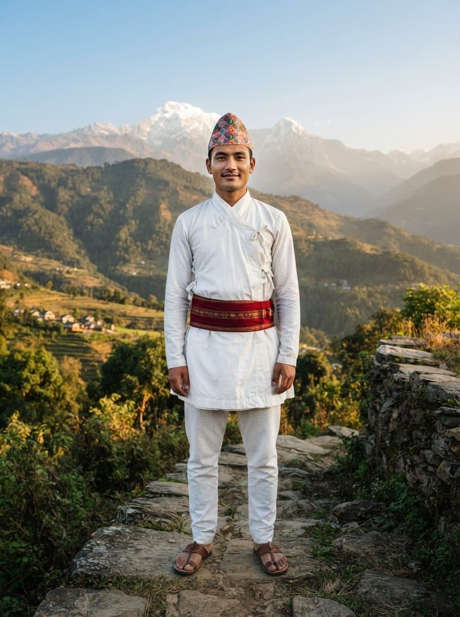 Traditional Nepali Dress costume — example look