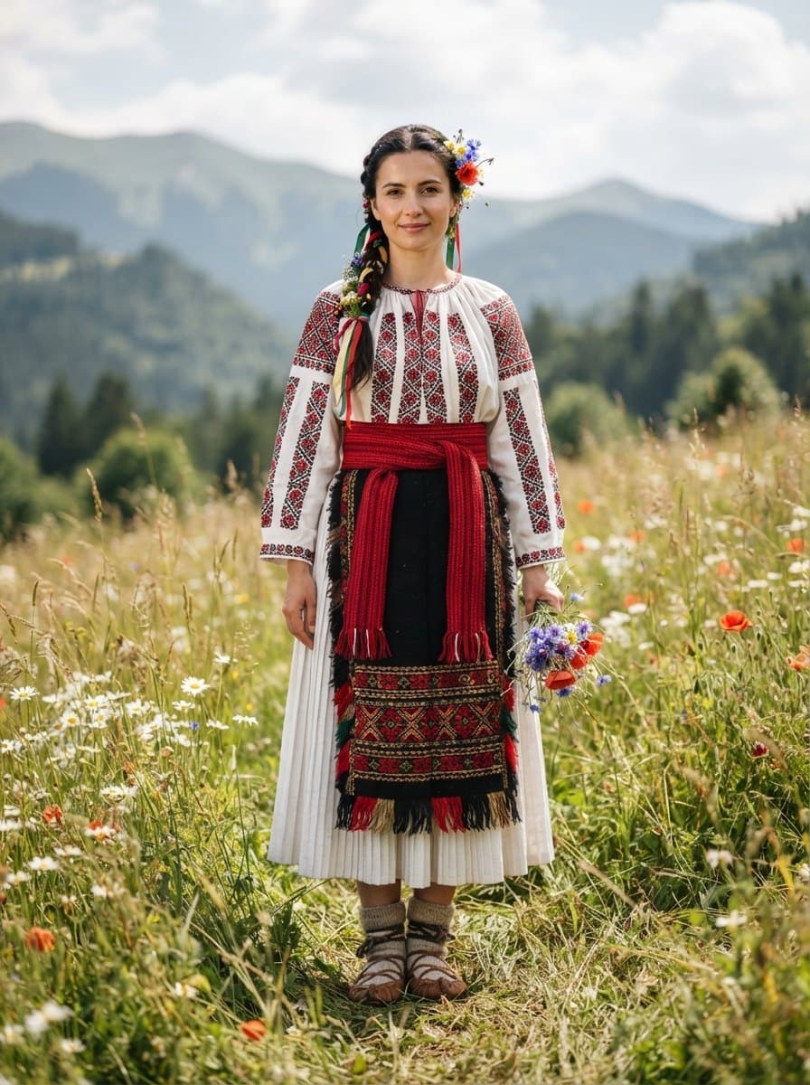 Traditional Romanian Dress costume