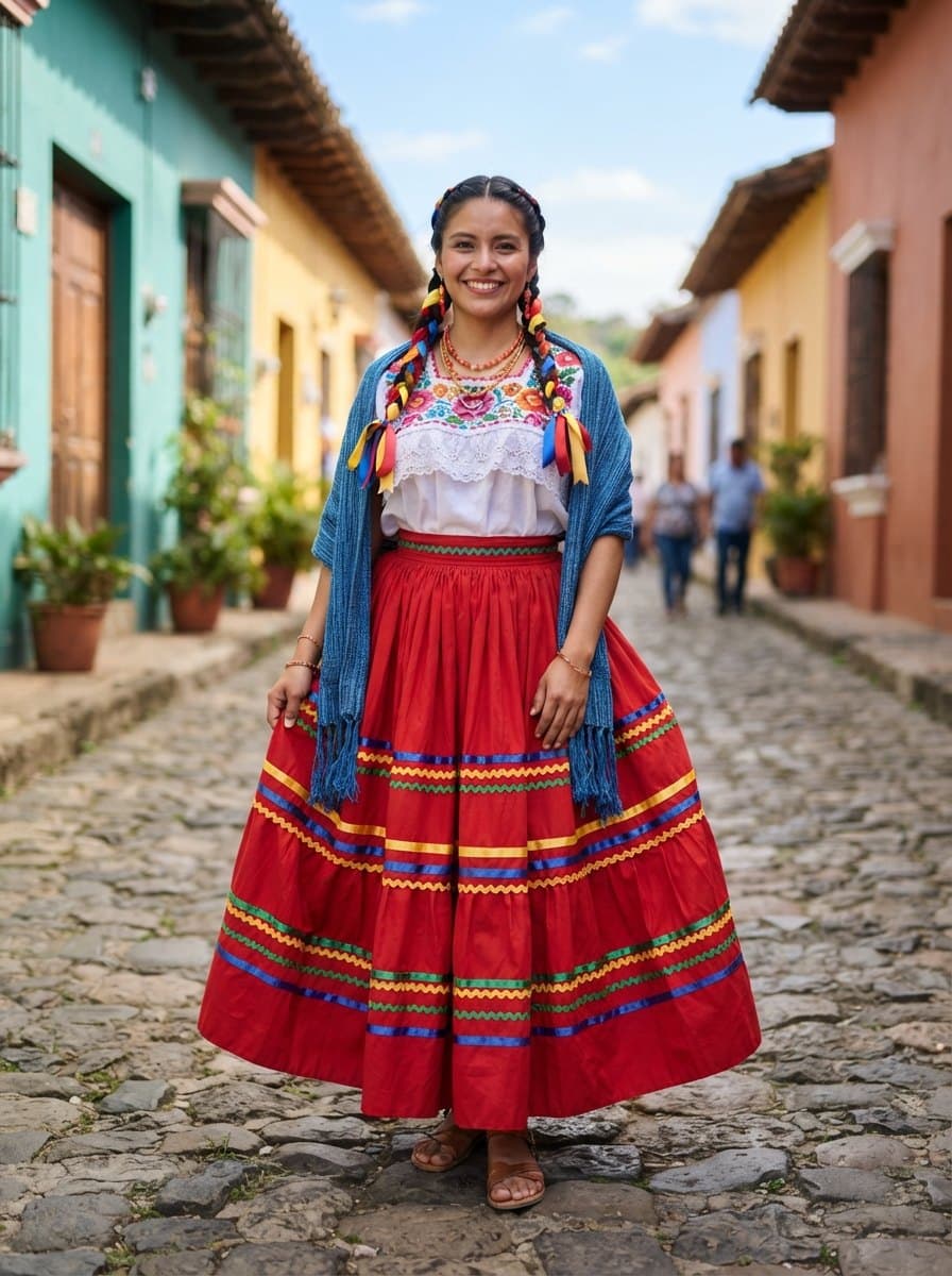 Traditional Salvadoran Dress costume