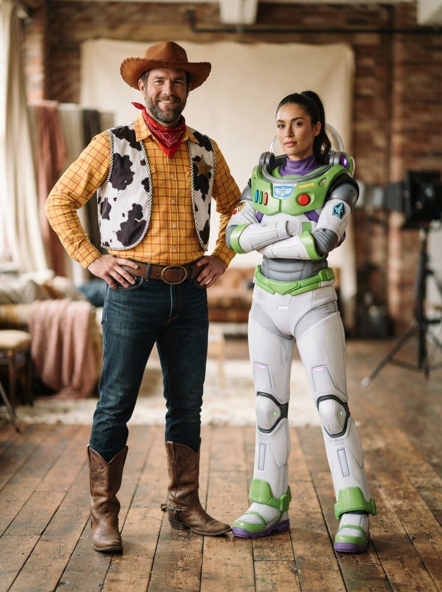Woody and Buzz costume