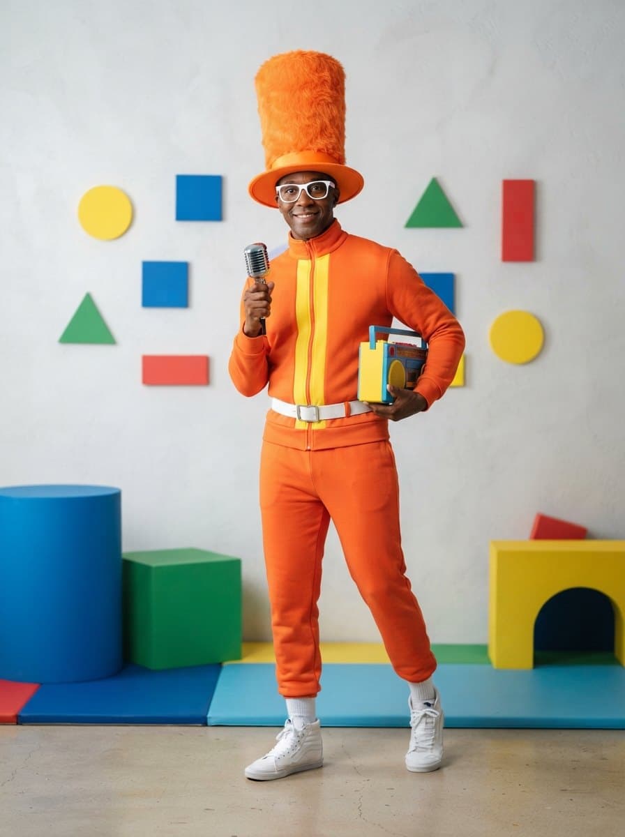 Yo Gabba Gabba costume — example look